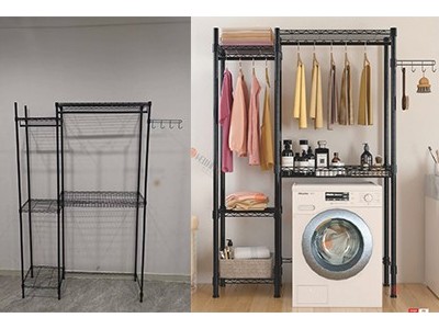 新款簡易兩列經濟環保噴粉洗衣機架簡介