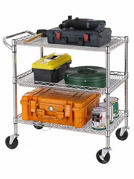 金屬方格網小推車揀貨車