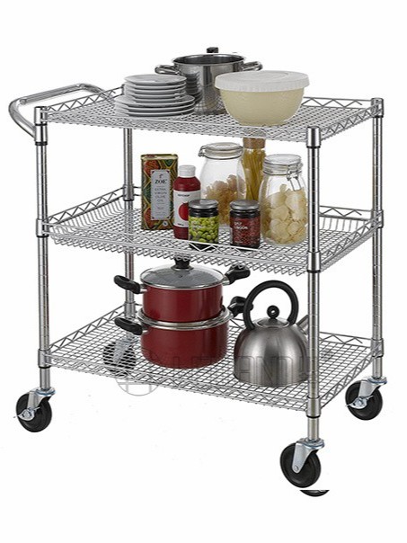 金屬方格網小推車揀貨車 金屬方格網小推車揀貨車