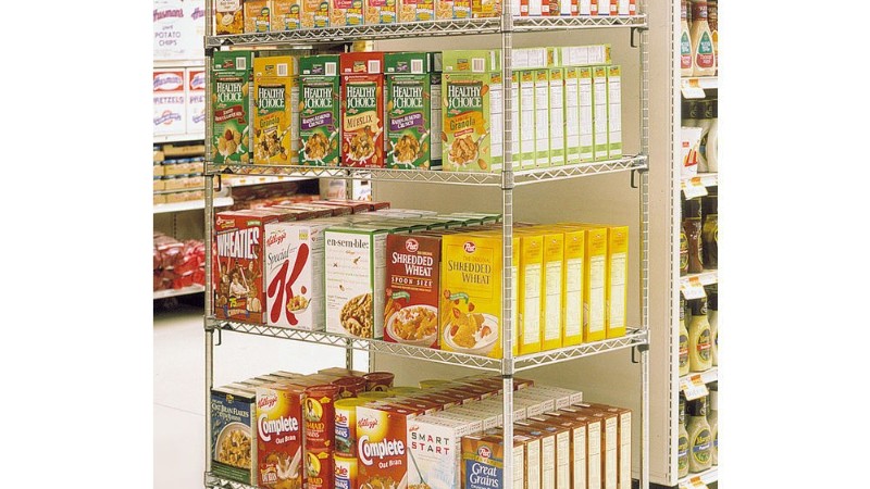 WELLAND川井牌鍍鉻線網貨架商超打折促銷展示架 輕型理貨架