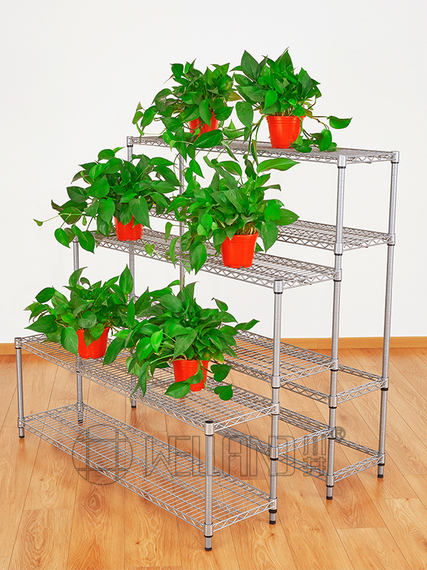 階梯式線網貨架 階梯式線網貨架