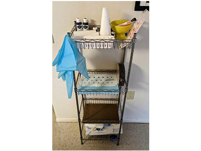 四層迷你網籃浴室收納架成功案例分享