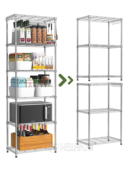 二合一六層置物架