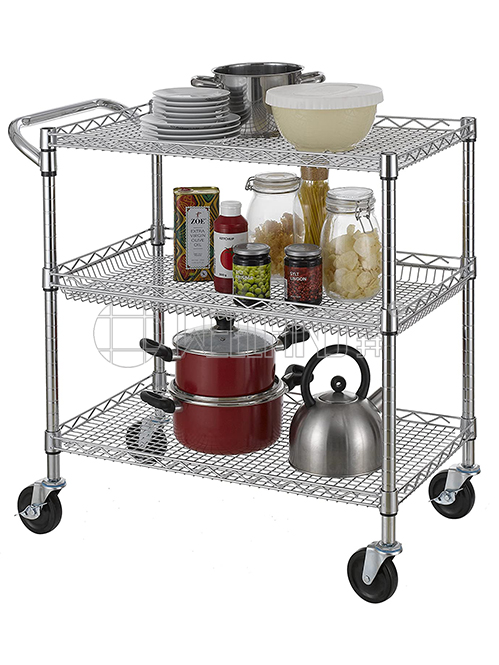 方格網推車送餐車