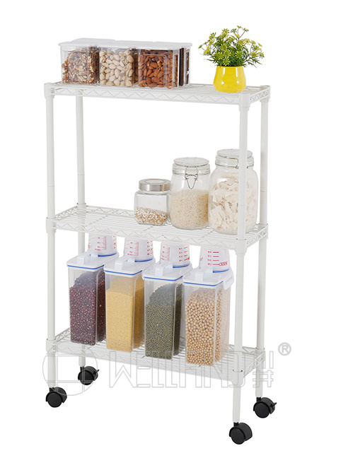 三層夾縫置物架