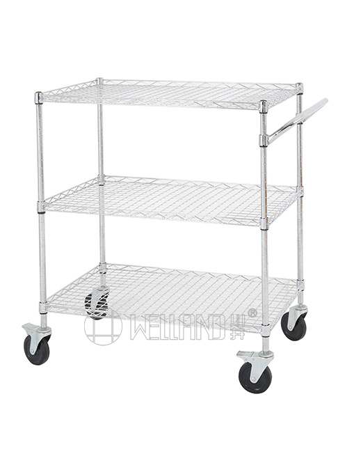 金屬方格網小推車揀貨車 金屬方格網小推車揀貨車