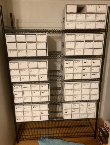 倉庫重網噴粉黑色多功能置物架成功案例分享-中山常勝-川井置物架收納架貨架