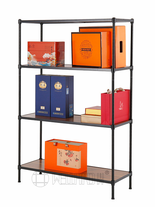 四層竹纖板層架 四層竹纖板層架