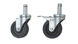 橡膠插桿腳輪 橡膠插桿腳輪